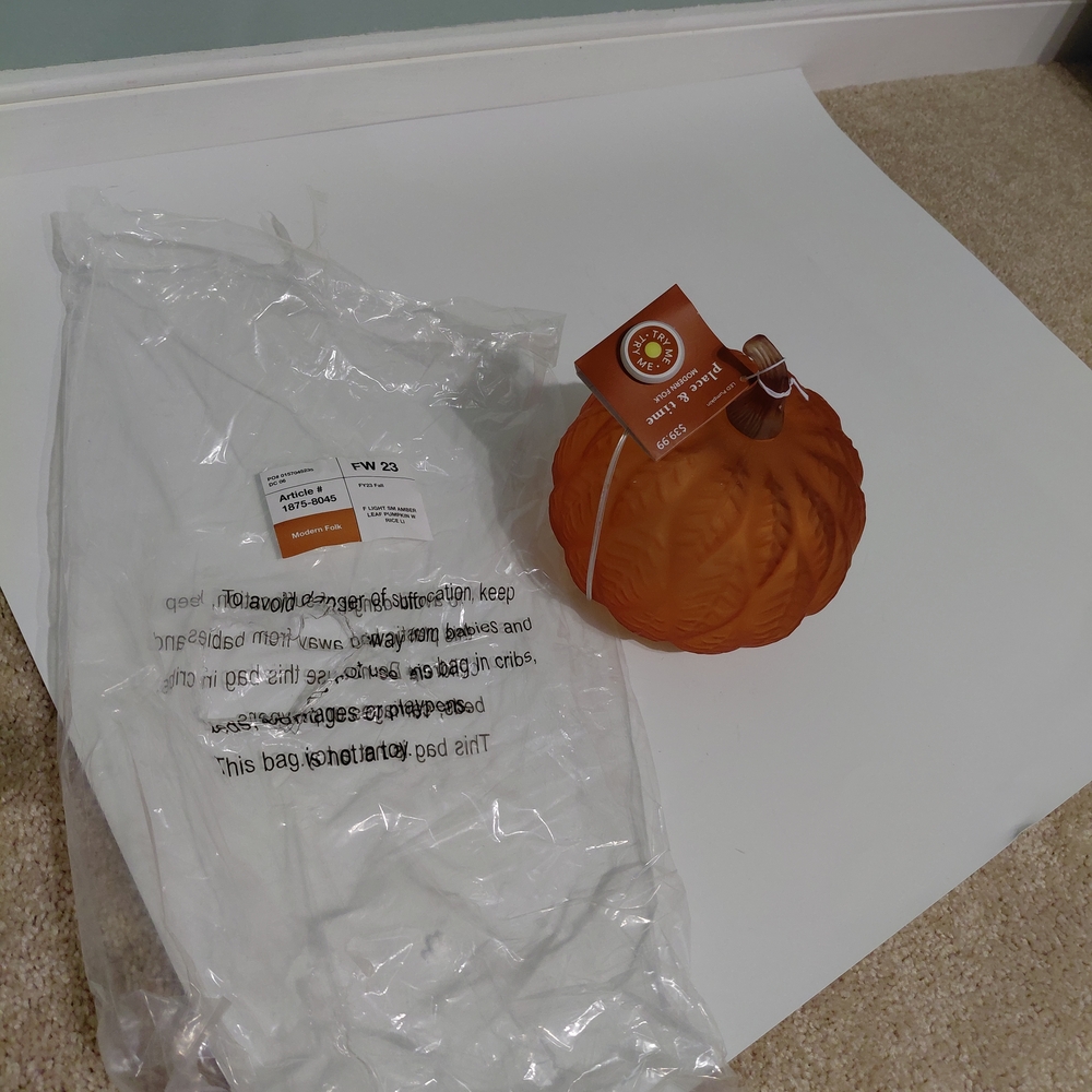 Pumpkin LED Home Accent Decor NWT - Picture 10 of 11